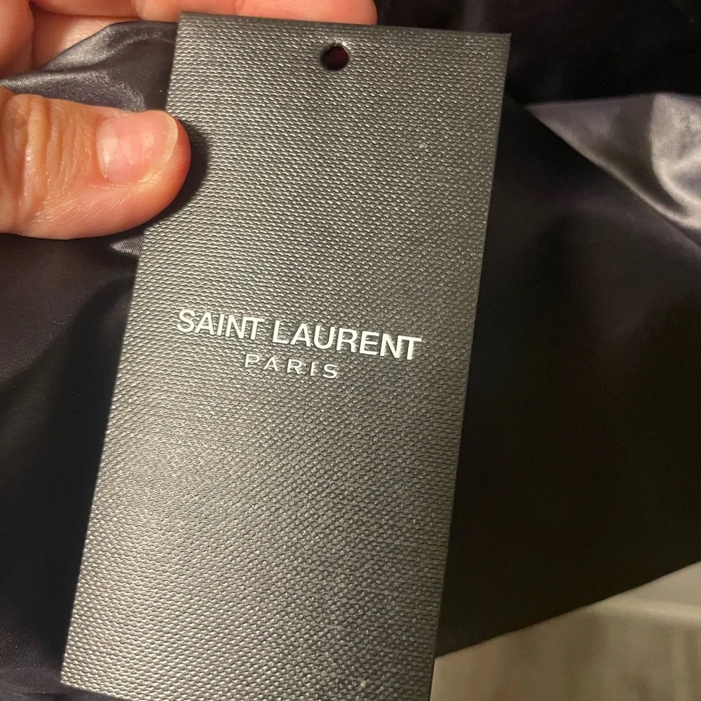 Yves Saint Laurent zip-up varsity bomber jacket - Picture 12 of 16